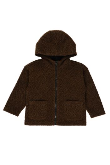 Coffee Hooded Jacket for Boys