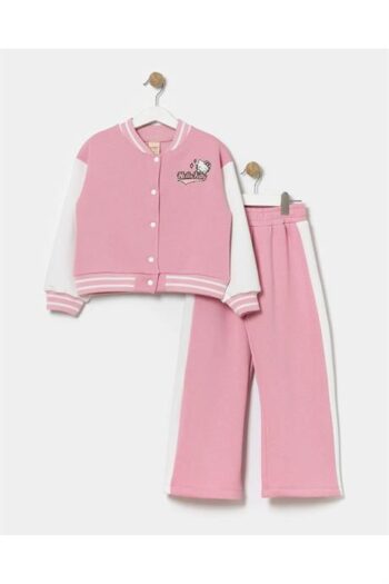 Hello Kitty Patterned College Jacket Winter Tracksuit Set for Girls