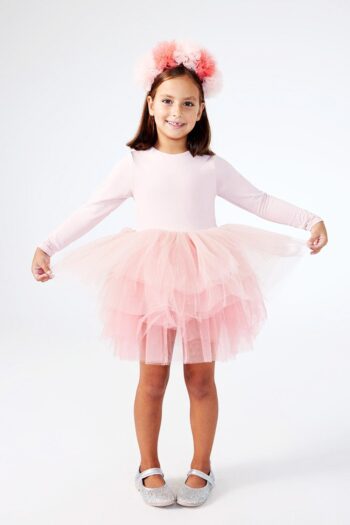 Powder Tulle Skirt Girl's Ballerina Dress - Miranda