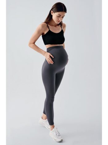 Increase Anthracite Seamless High-Waisted Shaping Extra Stretch Sports Maternity Leggings 26FS2