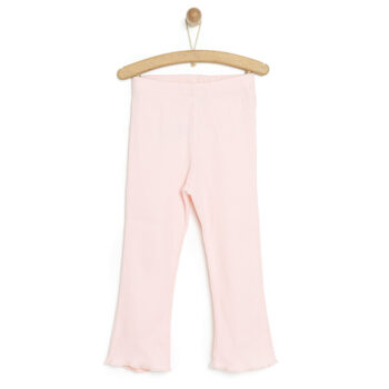 Basic Spanish Cuff Ribbed Leggings for Baby Girls