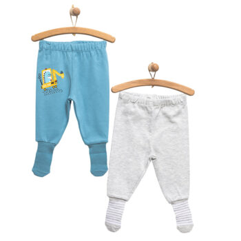 2-Layer Melange Socks Pants for Boys