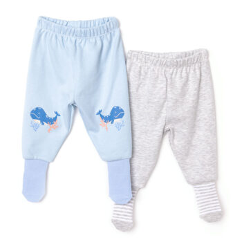 2-Layered Melange Tights for Baby Boys