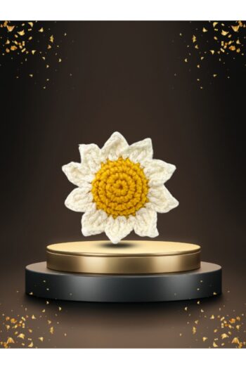Avlu Natural Products White Daisy Elastic Hairpin (Lice Repellent Pin)
