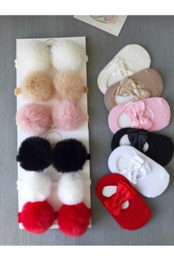 ESES BEBE Girl Baby Sock Bandana Set