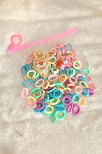 Current Display with Bag First Quality Flexible Baby/Child Hair Clips Soft Colors