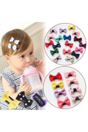 I LOVE IT 5 Pack Hairless Baby Hair Clips Newborn Baby Clips Baby Polka Dot Clips Girl Hair Accessories