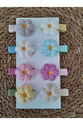 Accessories Crochet Colorful Daisy Model Baby and Girl Hair Clip Set of 8