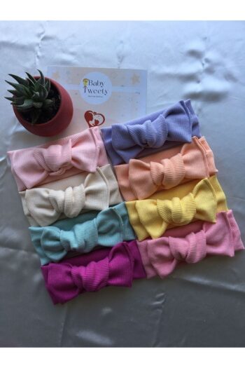 Baby Tweety 8-Piece Handmade Ribbed Headband Set for Baby Girls