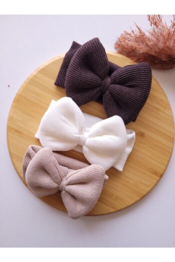 SeherBebeButik Girls' Baby & Kids Bow Bandana 3-Piece Set