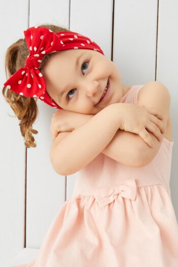 Handmade Soft Bow Tie Natural Cotton Jersey Baby Children's Girl Bandana Best Of Series