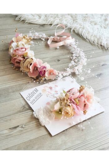 Colorful Little Ones Pink and Dried Flower Mother-Baby Maternity Crown (PREGNANT CROWN)