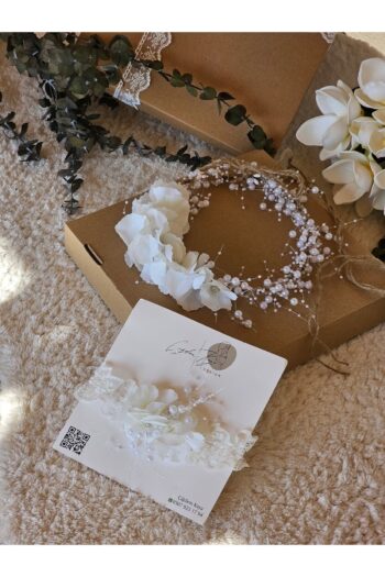 Colorful Children’s Mother and Baby White Hydrangea Flower Special Design Tiara & Headband (PREGNANT POSTPARTUM TIARA)
