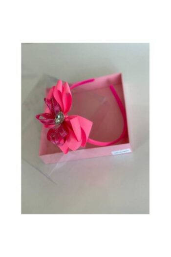 QUEEN AKSESUAR Neon Pink Crystal Stone Crown for Mother and Daughter, Baby Gift for Henna and Wedding