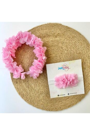 Irembaby Anne Baby Postpartum Set Pink Floral Postpartum Crown and Baby Headband Set