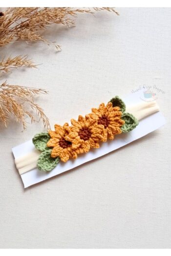 Masal Örgü Dünyası Sunflower Natural Hair Band / Bandana