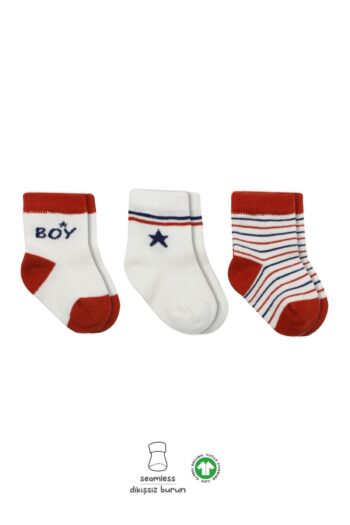 Bistyle Organic Seamless 3-Pack Boy and Girl Baby Socks 0-3 Months