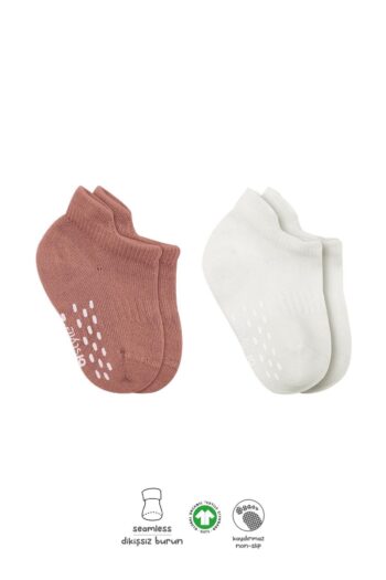 Bistyle Organic Baby Kids 2-Pack Colorful Non-Slip Sneakers Socks