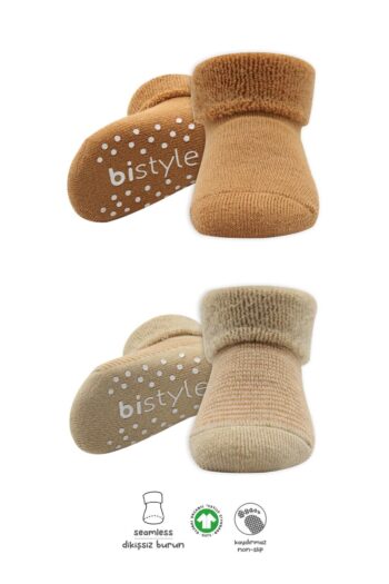 Bistyle Bistil Organic Seamless Non-Slip Circular Sock Baby Socks (Set of 2)