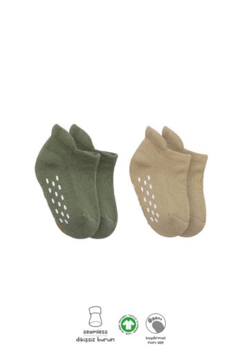 Bistyle Organic 2-Piece Baby & Child Non-Slip Towel Sneakers Socks