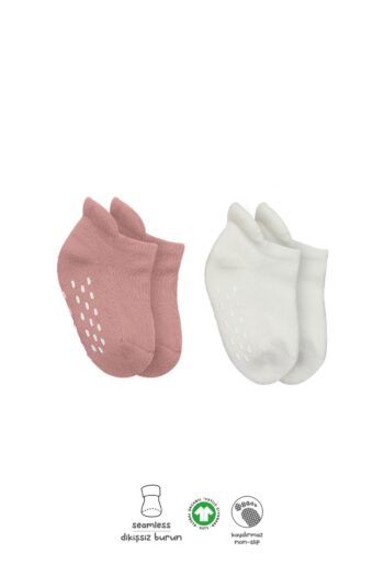 Bistyle Organic 2-Piece Anti-Slip Sneakers Socks for Babies and Children
