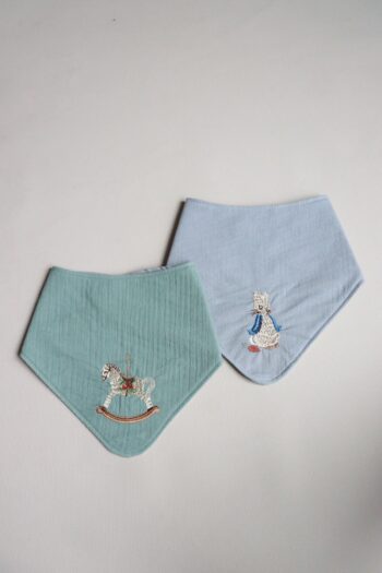 Organic Embroidered Bibs