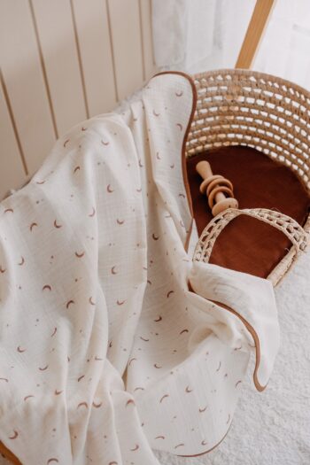 TBA COLLECTION Muslin Blanket | Boho Moons