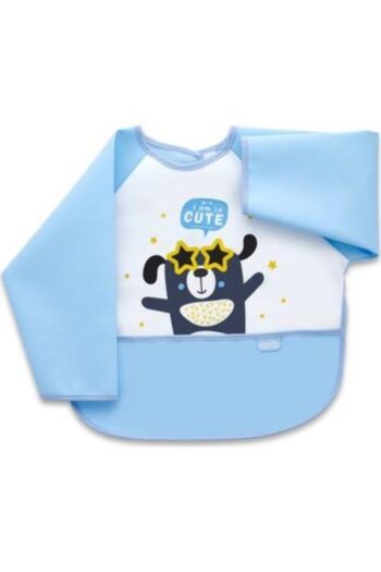 Babyjem Poli Sleeved Waterproof Bib Blue