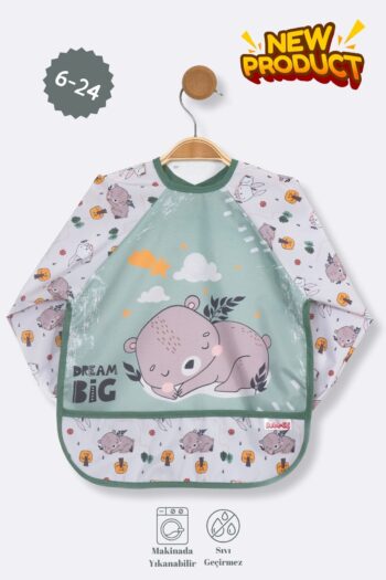 Bebechi Cute Bear Design Waterproof Activity and Feeding Bib 6-24 Months