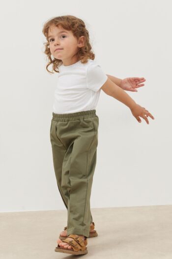 Green Pleated Trousers