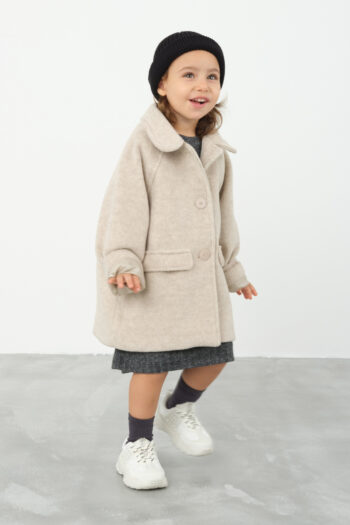 Beige Overcoat