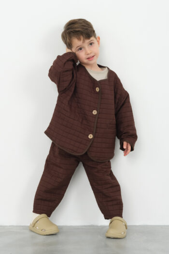Oversized Jacket Dark Brown