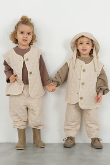 Oversized Vest Beige