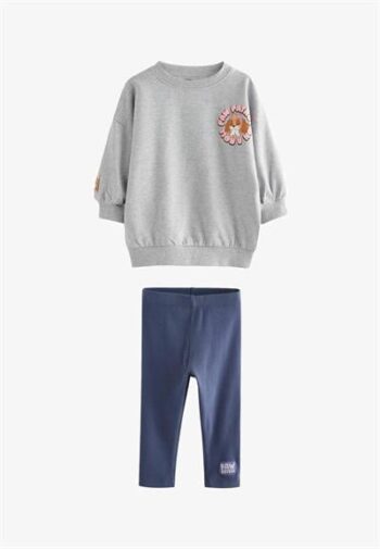 Paw Patrol Cotton Sweatshirt and Leggings Set for Girls