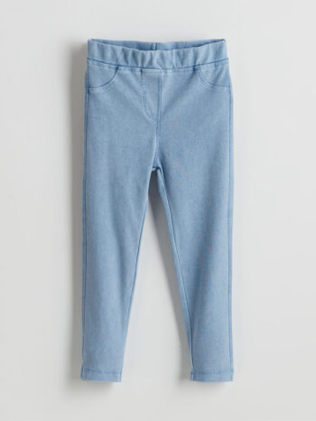 LCW Kids Indigo Elastic Waist Girls' Tights Pants