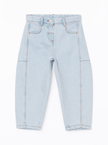LCW Kids Blue Waistband Adjustable Girls' Jean Pants