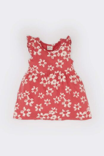 Baby Girl Floral Print Short Sleeve Dress