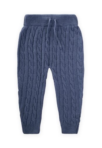 Indigo Blue Knit Trousers for Ages 1-5