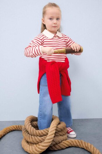Girl Baby Wide Leg Loose Fit Jeans