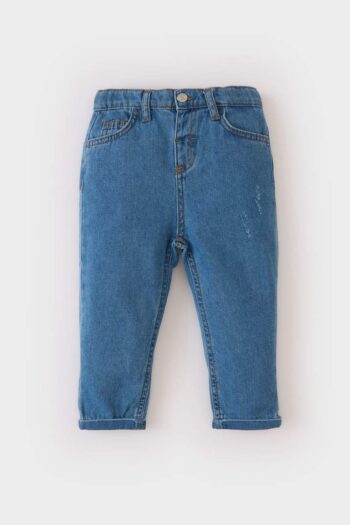 Boy's Elastic Waist Straight Leg Jeans
