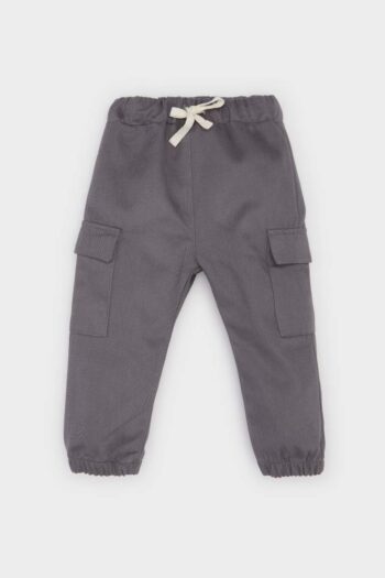 Boys' Baby Drawstring Waist Pocket Gabardine Pants