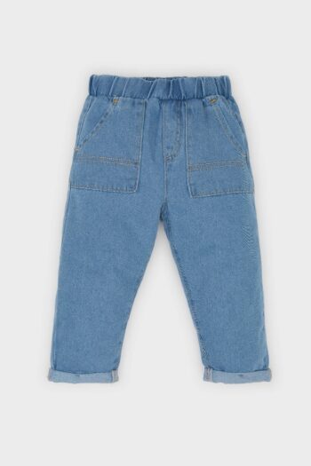 Boys' Elastic Waist Denim Pants