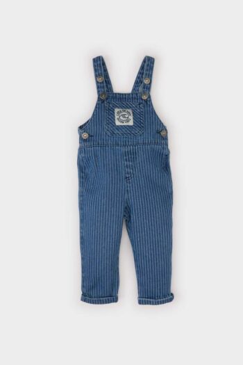 Striped Denim Overall for Baby Boy
