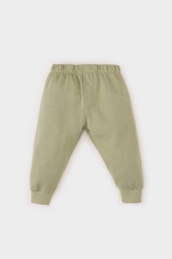 Baby Boy's Basic Plain Sweatpants with Elastic Waist and Cuffs