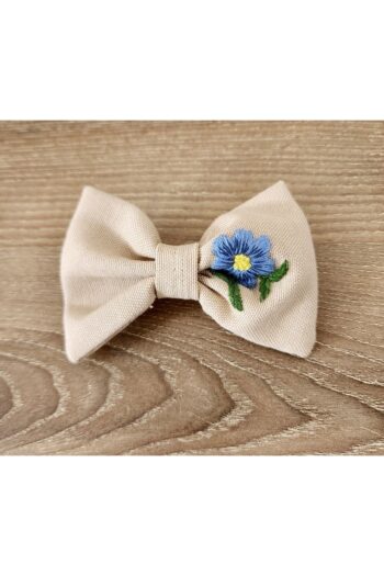 Embroidered Hair Clip with Clasp by myyasminhome