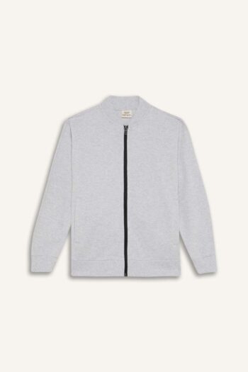 Boys' College Collar Bomber Knit Cardigan