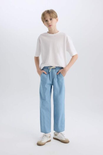 Boys' Straight Fit Plain Leg Jeans