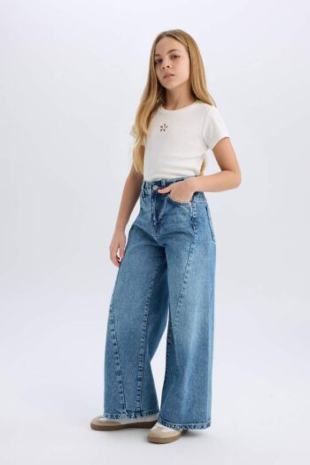 Girl's Wide Leg Jean Pants