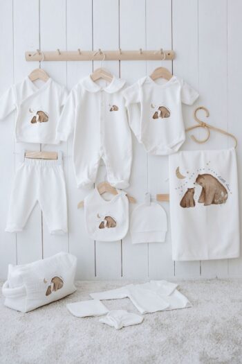 Tuğba Kuğu Organic 11-Piece Hospital Set - Royal Series - Baby Bear