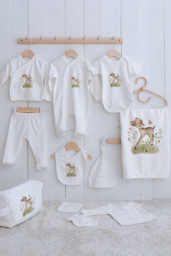 Tuğba Kuğu Organic 11-Piece Hospital Departure Set - Little Baby - Little Gazelle